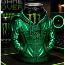 Porta Latas Monster Energy Moletom Decoração Suporte 473ML
