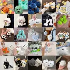 Coleção de pingente de pelúcia Maple Leaf estrela lua pelúcia fantasma morcego boneca saco coelho corvo bolinho 7.5 TOV3