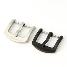 Fivela de relógio em aço inoxidável, acessórios para pulseiras de relógio, peças de relógio, fivela de relógio polida,