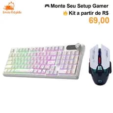 Teclado De Membrana Ip98 Teclas Us Rgb -Jogos E Escritório à Prova d’Água Cor De Teclado Preto/cinza