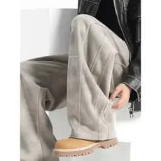 Calças masculinas soltas Machete outono calças masculinas Banana Sweatpants em linha reta calças casuais calças de perna