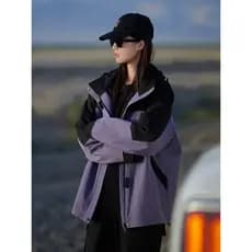Plus Size roupas femininas gordura mm à prova de vento jaqueta ao ar livre outono inverno High-End solto forro de lã cam