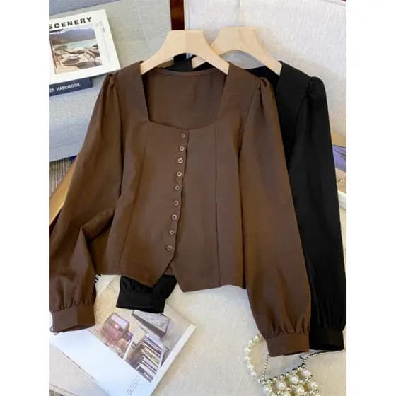 Início do outono camisa de manga comprida Plus Size feminino outono gordura mm francês chique capa barriga pequena camis