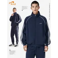 Nobre pássaro terno esportivo masculino correndo roupas esportivas primavera outono 2026 novo estilo moletom casal jaque