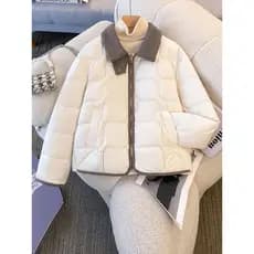 Xiaoxiang estilo engrossado acolchoado jaqueta acolchoada feminina 2026 inverno nova jaqueta acolchoada única Super boni