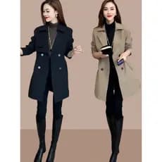2026 primavera outono novo estilo senhoras blusão jaqueta de comprimento médio moda pequeno estilo britânico elegante to