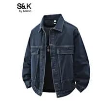 Benilo SK Primavera 2026 Novo Estilo Masculino Casual Jaqueta Jeans Jaqueta Masculina Primavera Verão Solto Top Estilo M
