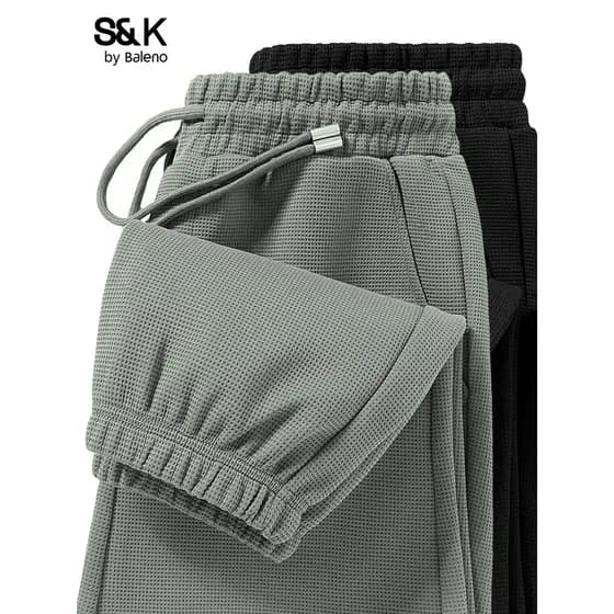 Benilo S & K série cinza verde calças masculinas outono novo estilo respirável Leggings calças soltas na moda tamanho gr