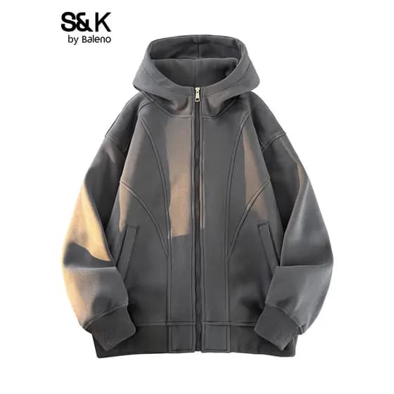 Benilo SK Casual Moletom Com Capuz Masculino Primavera Novo Estilo Street Wear All-Match Solto Cardigan Jaqueta Top Roup