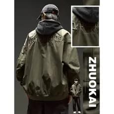 Jaqueta masculina outono inverno uniforme de beisebol americano inverno meninos jaqueta de vôo rufião bonito zíper engro