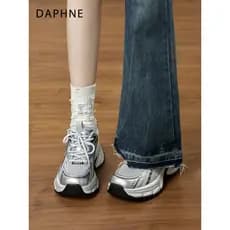 Daphne prata papai sapatos femininos 2026 novo estilo verão de sola grossa sapatos de venda quente feminino respirável a
