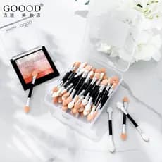 Goody bastão de sombra de duas cabeças, pincel descartável para sombra, esponja preguiçosa para iniciantes, caixa de fer