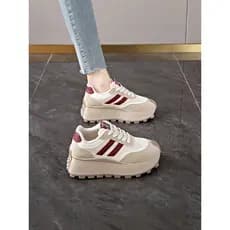 Waffle Forrest Gump sapatos femininos 2026 verão novo estilo venda quente pequeno sola grossa aumentando pai sapatos esp