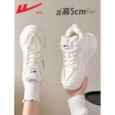 Puxar para trás sapatos femininos de lã botas de neve 2025 novo estilo sapatos esportivos de inverno feminino de sola gr
