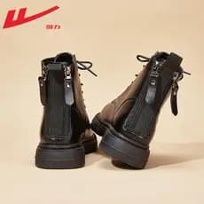 Puxar para trás Martin botas femininas 2026 novo estilo sapatos femininos de sola grossa sapatos femininos All-Match est