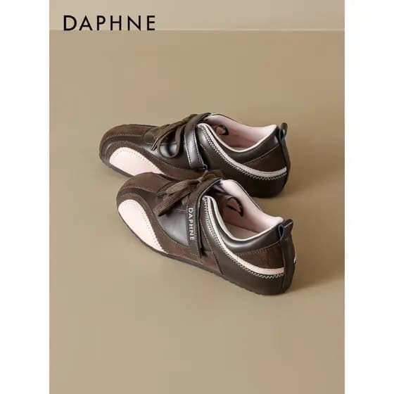 Daphne aumento interno sapatos de treinamento alemão feminino 2026 novo estilo primavera plana sapatos femininos marrom