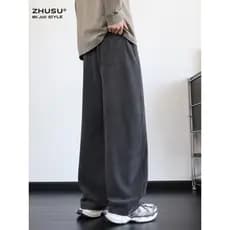 Calças casuais masculinas 2025 novo estilo primavera Drape Sweatpants Machete calças esportivas meninos primavera outono