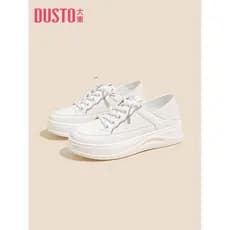 Dadong sapatos brancos de sola grossa All-Match feminino 2026 novo estilo de venda quente tênis casuais sapatos feminino