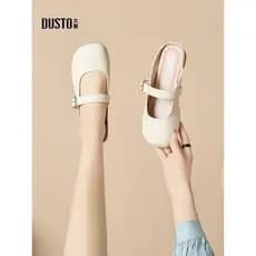 Dadong Baotou meia chinelos femininos 2026 novo estilo verão exterior usar meio suporte sapatos femininos deslizamento e