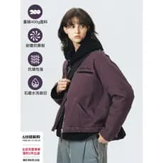 714street americano Retro acolchoado jaqueta masculina 2024 outono inverno novo estilo Street wear casal usar jaqueta De