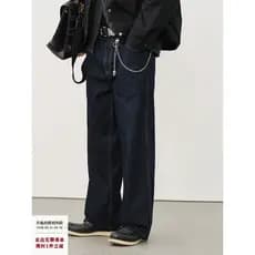 714street clássico americano puro algodão cor Original Jeans masculino 2026 primavera novo estilo ligeiramente solto cal