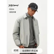 714street Street Wear impermeável lapela algodão acolchoado jaqueta 2025 inverno solto Anti-rugas Detroit jaqueta roupas