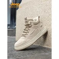 Jeep jeep sapatos masculinos mais veludo engrossado sapatos de inverno 2025 inverno novos sapatos de alta qualidade têni