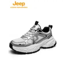 Jeep jeep sapatos masculinos prata papai sapatos masculinos 2026 verão novos sapatos masculinos aumentados sapatos casua
