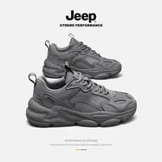 Jeep jeep sapatos masculinos 2026 verão novo estilo respirável All-Match sapatos esportivos masculinos aumentando Casual