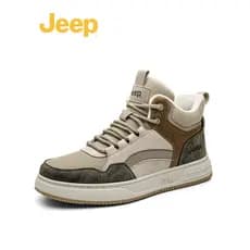 Jeep jeep sapatos masculinos mais veludo engrossado sapatos de inverno 2025 inverno novo estilo sapatos de alta qualidad