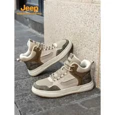 Jeep jeep sapatos masculinos mais veludo engrossado sapatos de inverno 2025 inverno de alta qualidade sapatos masculinos
