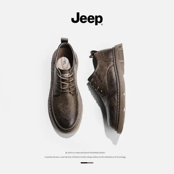 Jeep jeep sapatos masculinos 2026 novo estilo primavera baixo-Top Martin botas ferramentas estilo britânico Casual sapat