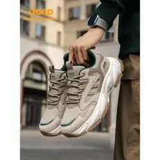 Jeep jeep sapatos masculinos 2026 novo estilo verão respirável sapatos esportivos de viagem Casual montanhismo malha pap