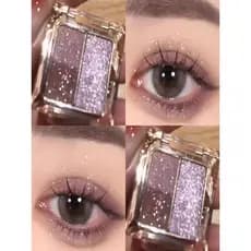 Uva gelo ~ rosa roxo paleta de sombra ins pouco bonito novo portátil barato estudante clareamento Glitter lantejoulas pe