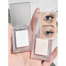 Gellas gellas Glitter iluminador fosco sombra Facial creme iluminador monocromático branco puro paleta de sombra fosco c