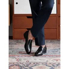 ThomWills Mocassins Masculinos Slip-On Couro Ervilhas Sapatos Estilo Britânico Sapatos Casuais De Couro Confortáveis Com