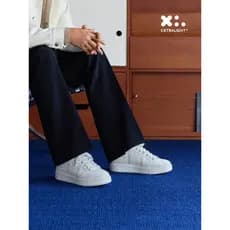 ThomWills Sapatos masculinos com aumento interno, sapatos brancos de sola grossa, couro genuíno, tênis casuais de alta q