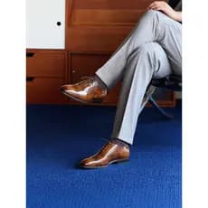 ThomWills Oxford Sapatos Masculinos Feitos À Mão Marrom Couro Genuíno Noivo Sapatos de Casamento Homens Britânicos Sapat