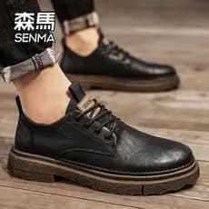 Senma sapatos masculinos 2026 novo estilo verão Retro All-Match estilo britânico trabalho masculino negócios Formal Wear