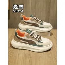 Senma verão respirável sapatos masculinos 2026 novo estilo na moda autêntico tênis de corrida masculino venda quente pai