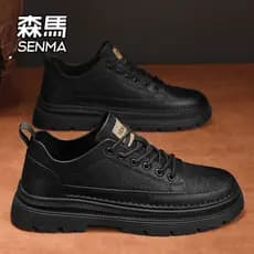 Senma sapatos masculinos 2026 novo estilo verão estilo britânico negócios Formal Casual sapatos de couro masculino venda