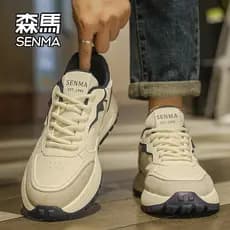 Senma sapatos masculinos 2026 novo estilo verão venda quente na moda masculina All-match moda Casual tênis de corrida W