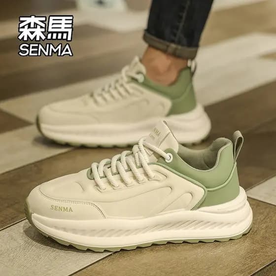 Senma sapatos masculinos de venda quente 2026 novo estilo verão esportes masculinos venda quente genuíno respirável All-