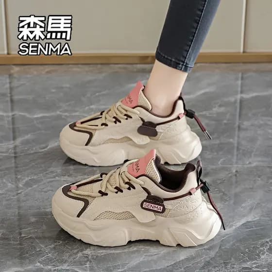 Senma sapatos femininos 2026 verão estilo de venda quente deste ano Popular bonito sola grossa Super quente sapatos casu