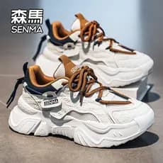 Senma sapatos masculinos 2026 verão novo estilo de venda quente All-match Casual esportes masculinos malha aumentada pap