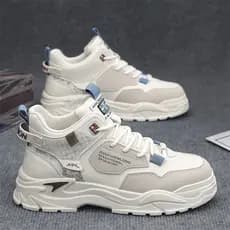 Sapatos masculinos de cano alto 2026 novo estilo verão couro Mid-top Martin botas gerais masculinas aumentando esportes