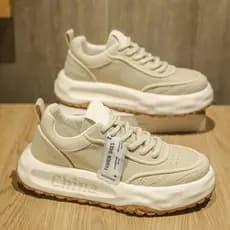 Sapatos masculinos 2025 novo estilo inverno Street Wear High-End sola grossa tênis casuais juventude All-Match sola maci