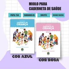 MIOLO PARA CADERNETA DE SAÚDE CLEAN 2025
