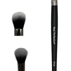 Pincel de Pó Facial Real Perfection R124 Black Bow Maquiagem Profissional Macio