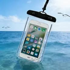 Capa Celular Estanque Transparente Universal à Prova d'Água – Praia, Piscina, Viagem, Pesca